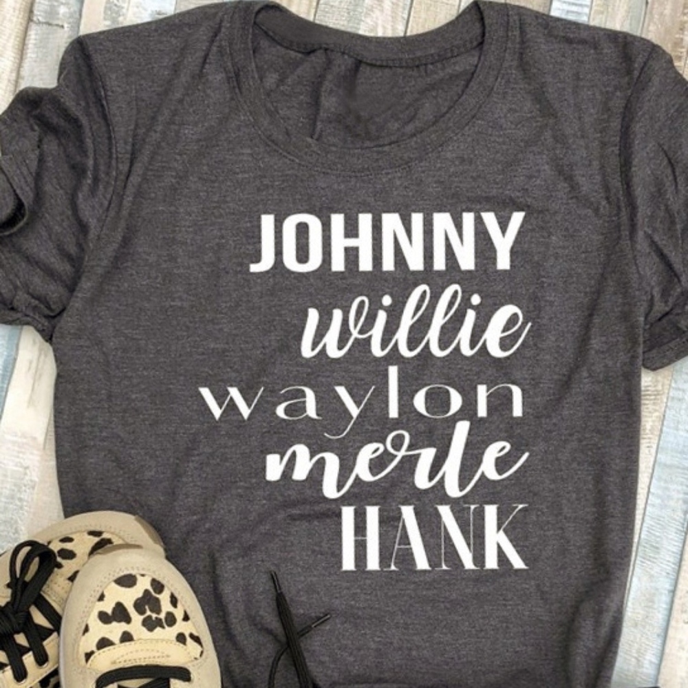 Johnny Willie Waylon O-Neck T-Shirt Tee